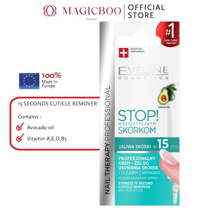 ⁦Eveline Nail Therapy Profession Express Cuticle Remover 12ml⁩ - الصورة ⁦3⁩