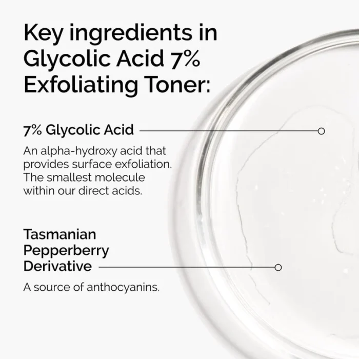 ⁦The Ordinary Glycolic Acid 7% Exfoliating Toner, 240ml⁩ - الصورة ⁦8⁩