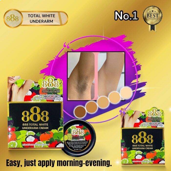 ⁦888 total white underarm cream⁩ - الصورة ⁦3⁩