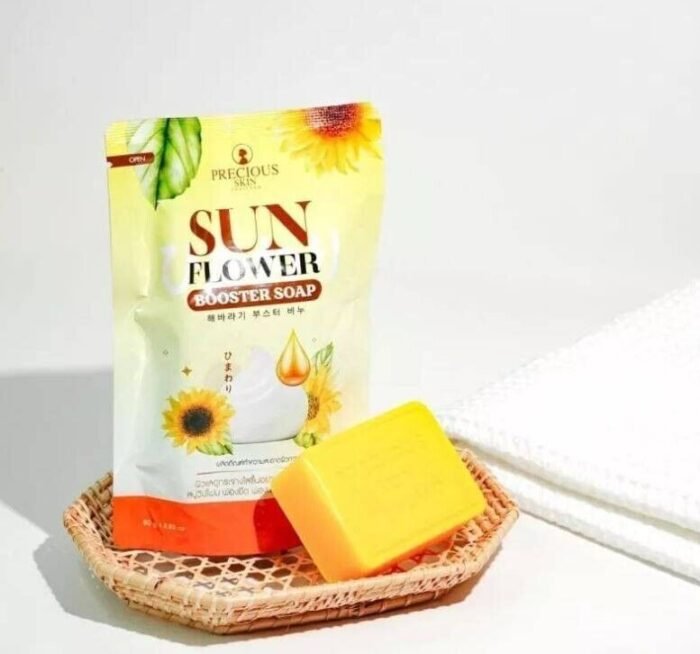 ⁦Precious Skin Thailand Sunflower Booster Soap, 80g⁩ - الصورة ⁦2⁩