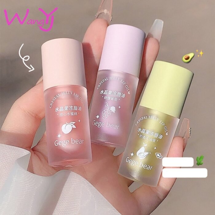 ⁦Gege bear crystal jelly lip oil moisturizes and smooth lips⁩ - الصورة ⁦2⁩