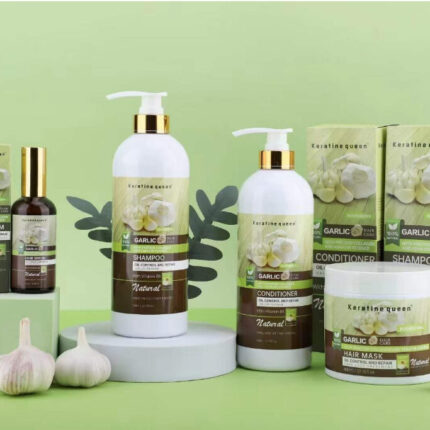 Keratine Queen Garlic, Oil Control & Repair kit