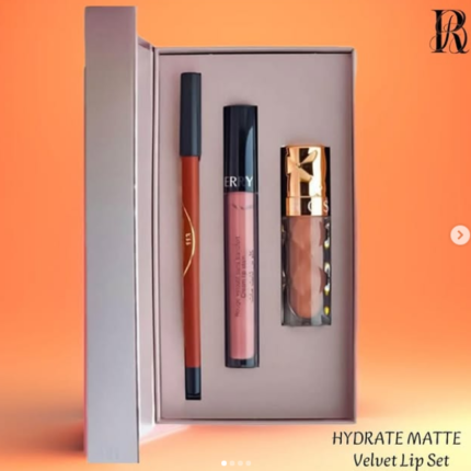 Rose Berry Hydrate & matte velvet lip set (3pieces)