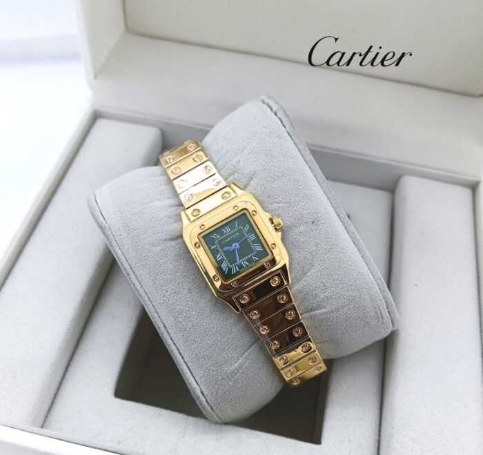 Cartier Santos Full Yellow Gold Women's Watch
