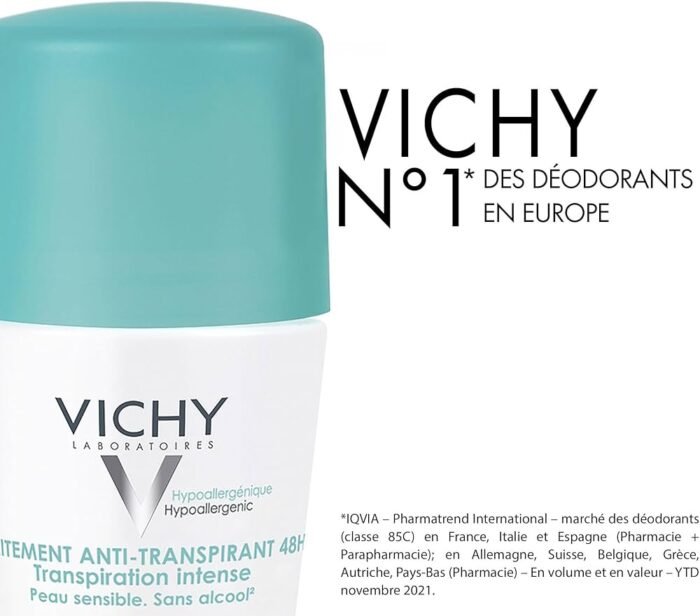 ⁦Vichy antiperspirant deodorant 50 ml⁩ - الصورة ⁦4⁩