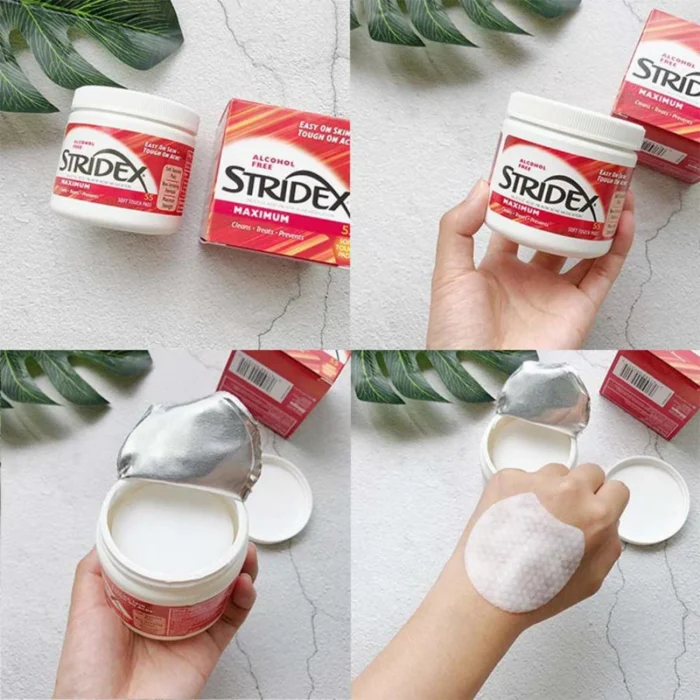 ⁦Stridex Medicated Acne Pads (90 pads)⁩ - الصورة ⁦2⁩