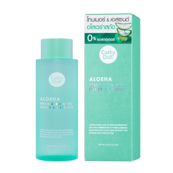 ⁦Cathy Doll AloeHa Fresh Aloe Vera Toner & Essence, 300ml⁩ - الصورة ⁦3⁩