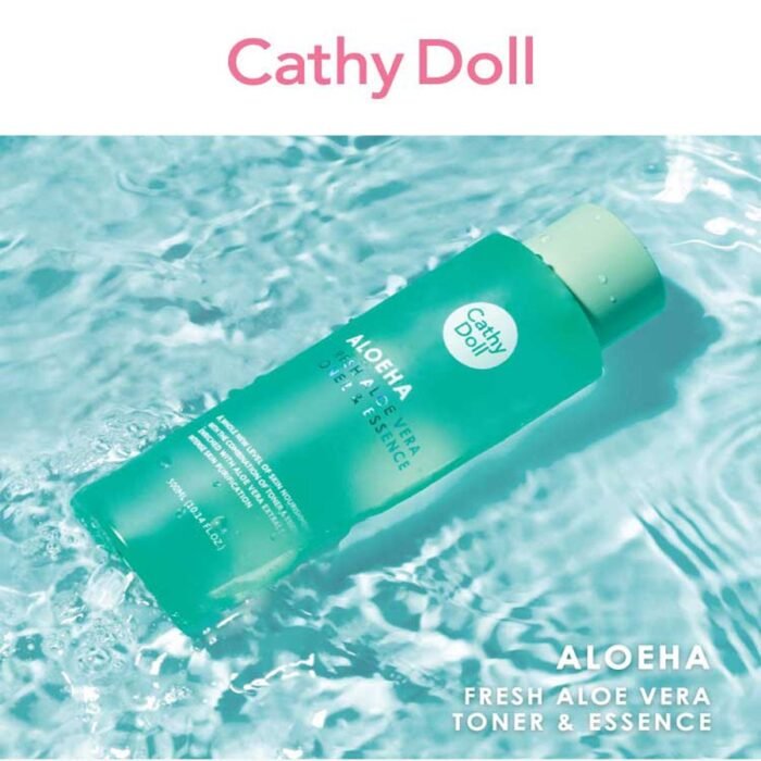 ⁦Cathy Doll AloeHa Fresh Aloe Vera Toner & Essence, 300ml⁩ - الصورة ⁦2⁩