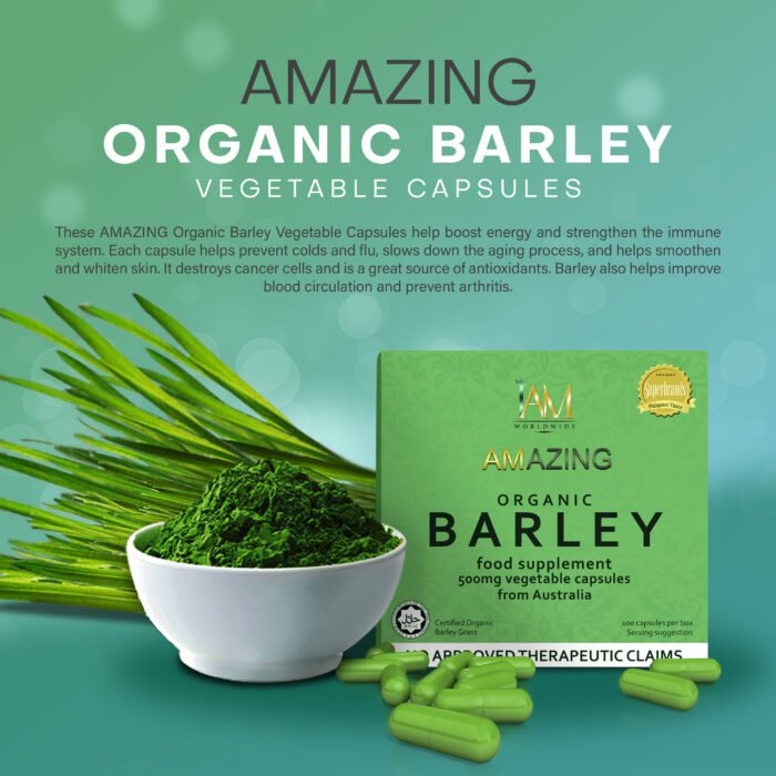 ⁦Amazing Pure Organic Barley Powder Drink Mix from Australia 10 sachets⁩ - الصورة ⁦4⁩