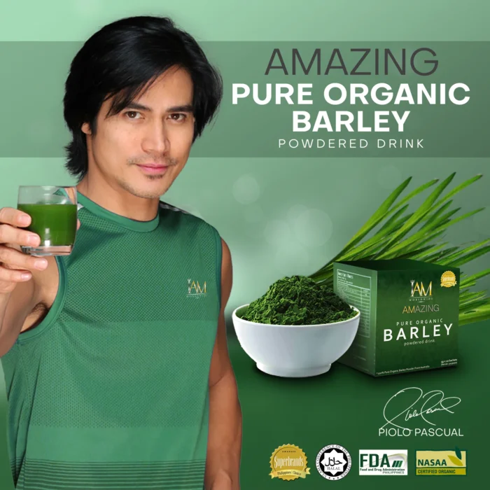 ⁦Amazing Pure Organic Barley Powder Drink Mix from Australia 10 sachets⁩ - الصورة ⁦3⁩