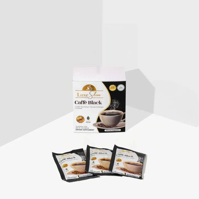 ⁦LUXE SLIM Caffe Black 10 sachets / 21g⁩ - الصورة ⁦5⁩