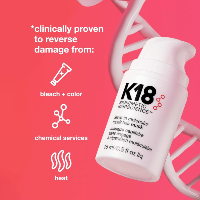⁦K18 Professional Leave-In Molecular Repair Hair Mask, 50ml⁩ - الصورة ⁦6⁩