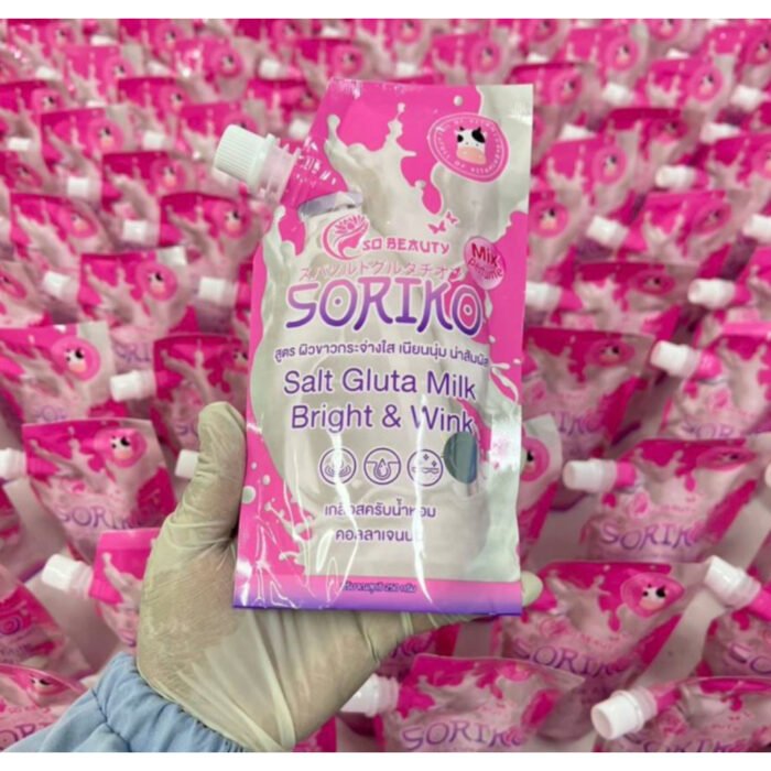⁦SORIKO Salt Spa Milk Scrub Gluta Milk⁩ - الصورة ⁦2⁩