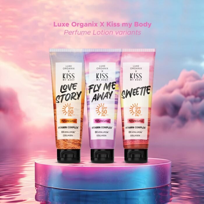 ⁦Luxe Organix x Kiss My Body Perfume Lotion SPF50 200g⁩ - الصورة ⁦2⁩