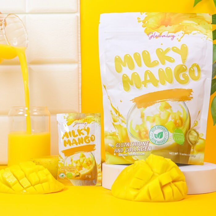 ⁦Glowming Milky Mango by Cris Cosmetics | 10 sachets⁩ - الصورة ⁦3⁩