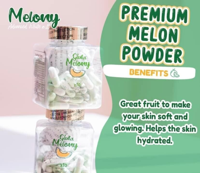 ⁦Aishi Premium Gluta Melony 10 in 1 Advanced White Glutathione (60 capsules)⁩ - الصورة ⁦10⁩