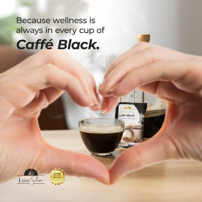 ⁦LUXE SLIM Caffe Black 10 sachets / 21g⁩ - الصورة ⁦2⁩