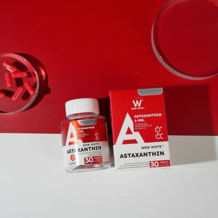WINK WHITE ORGANIC ASTAXANTHIN SKIN REJUVENATION ANTIOXIDANTS 30 CAPS