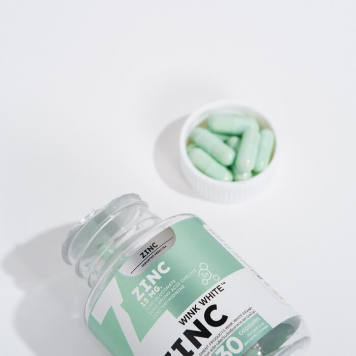 ⁦WINK WHITE ZINC PLUS 30 Capsules⁩ - الصورة ⁦2⁩