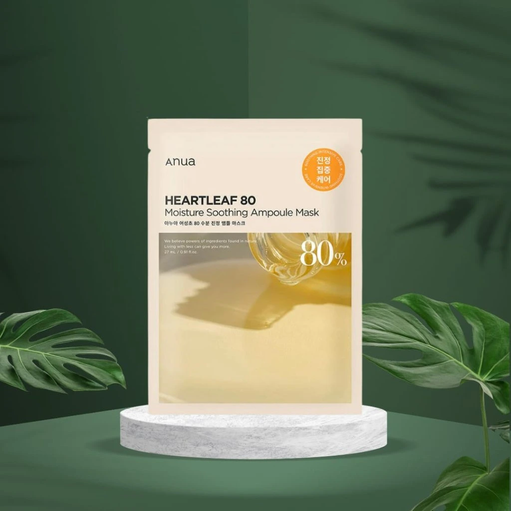 HEARTLEAF 80 Moisture Soothing Ampoule mask