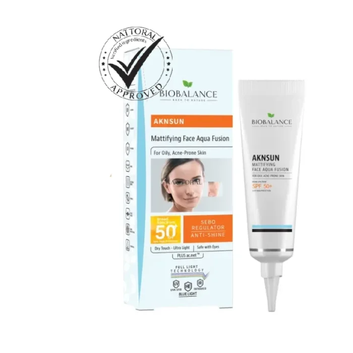 Sunscreen Aknsun Mattifying Face Aqua Fusion 50+ Spf