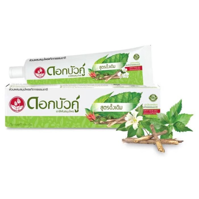 Dok Bua Ku (Twin Lotus) Herbal Toothpaste - Original