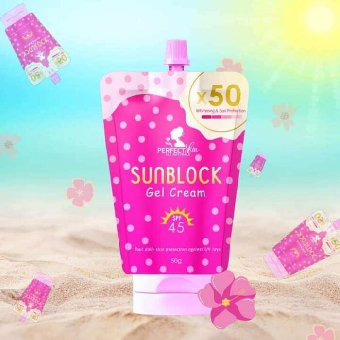 Perfect Skin | Sunblock Gel-Cream | Limited Edition| New Packaging | SPF 45 (50g)