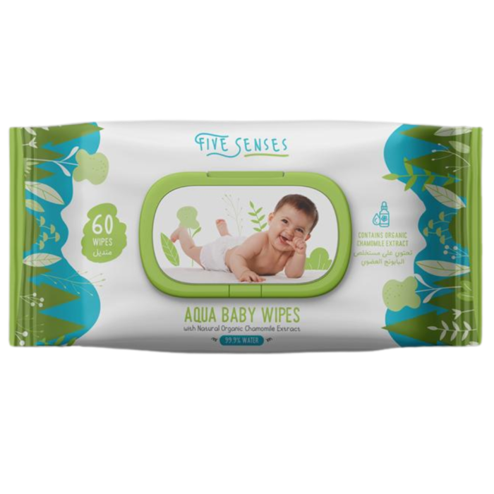 Five Senses Aqua Baby Wipes