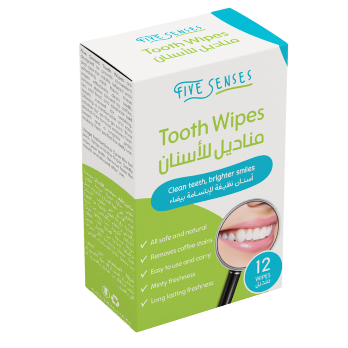Five Senses – Tooth Wipes 12 pcs