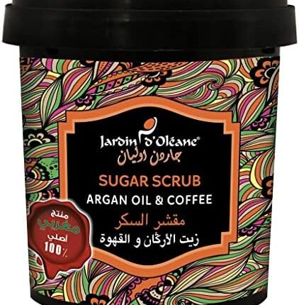 Jardin D Oleane Sugar Scrub Argan Oil & Coffee 600g