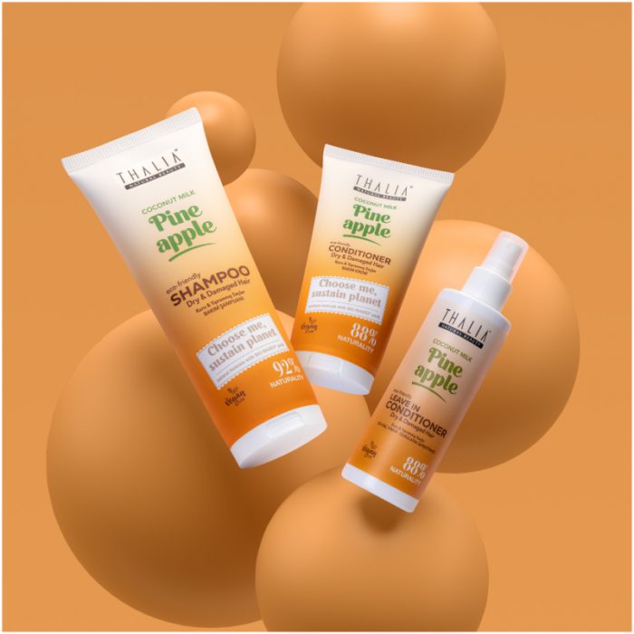 Thalia Natural Beauty- Pineapple & Coconut Milk Extract Conditioner - for dry & damaged hair-Collection
