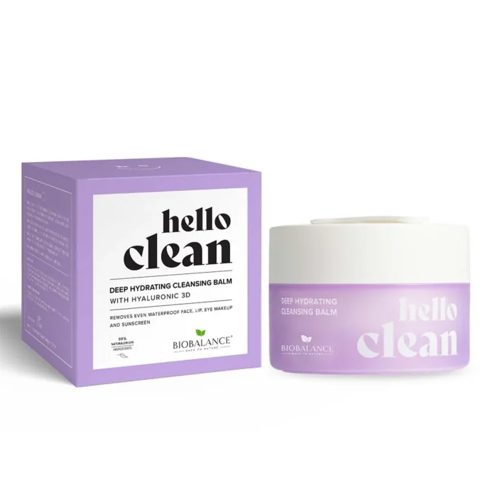 Bio Balance Hello Clean Deep Hydrating Cleansing Balm With Hyaluronic Acid 3D