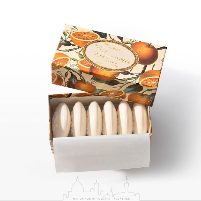 Sapone all’Arancia 100% vegetale 6 x 50 gr