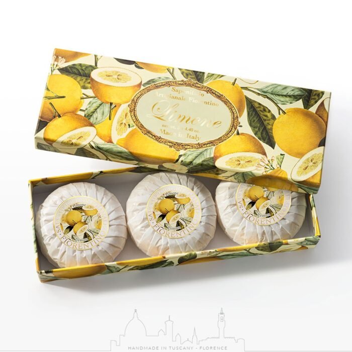 Sapone al limone 100% vegetale 3 x 100 gr