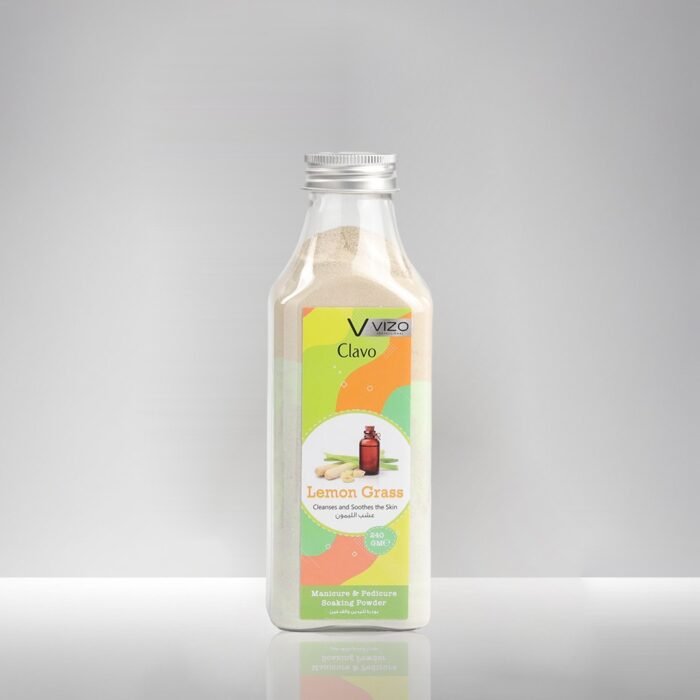 VIZO Clavo Manicure & Pedicure Soaking Powder Lemongrass 240G
