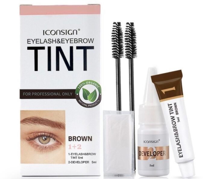 ICONSIGN Eyelash & Eyebrow Dye Tint BROWN