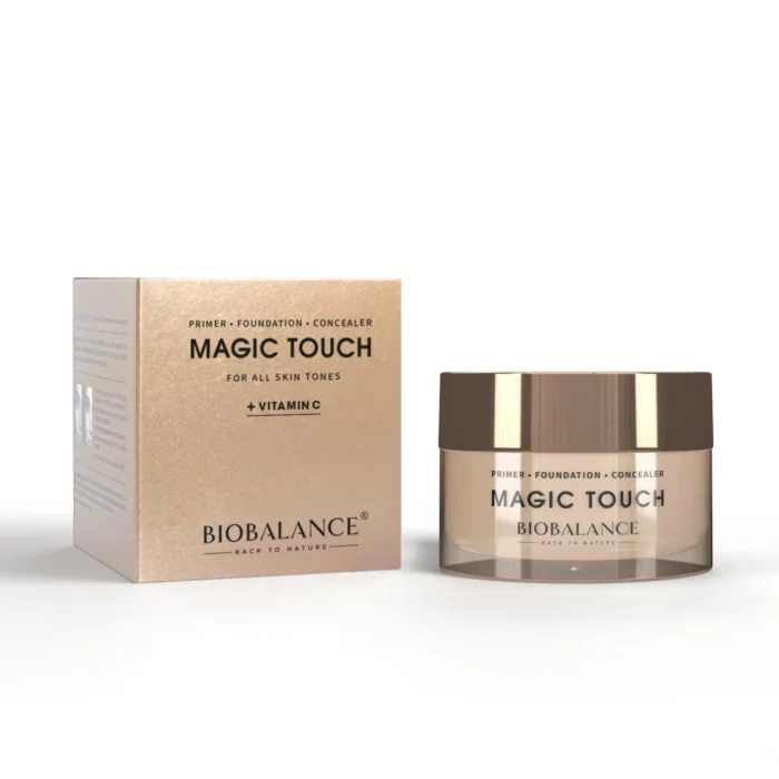 Bio Balance Magic Touch Primer · Foundation · Concealer + Vitamin C