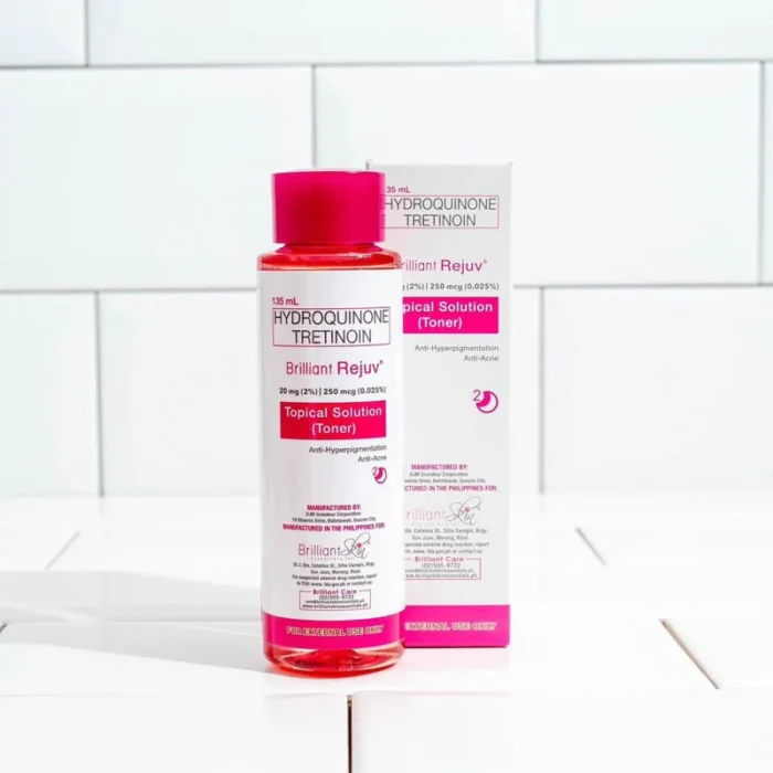 Brilliant Skin Hydroquinone Tretinoin Topical Solution (Toner) 135ml