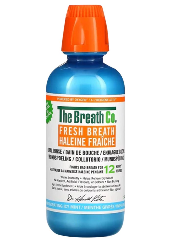 The Breath Ice Mint Mouthwash for 12-Hour Fresh Breath