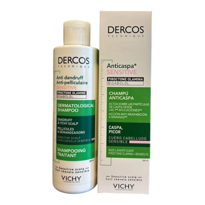 Vichy Dercos Anti-Dandruff Sensitive Scalp Shampoo - 200 ml