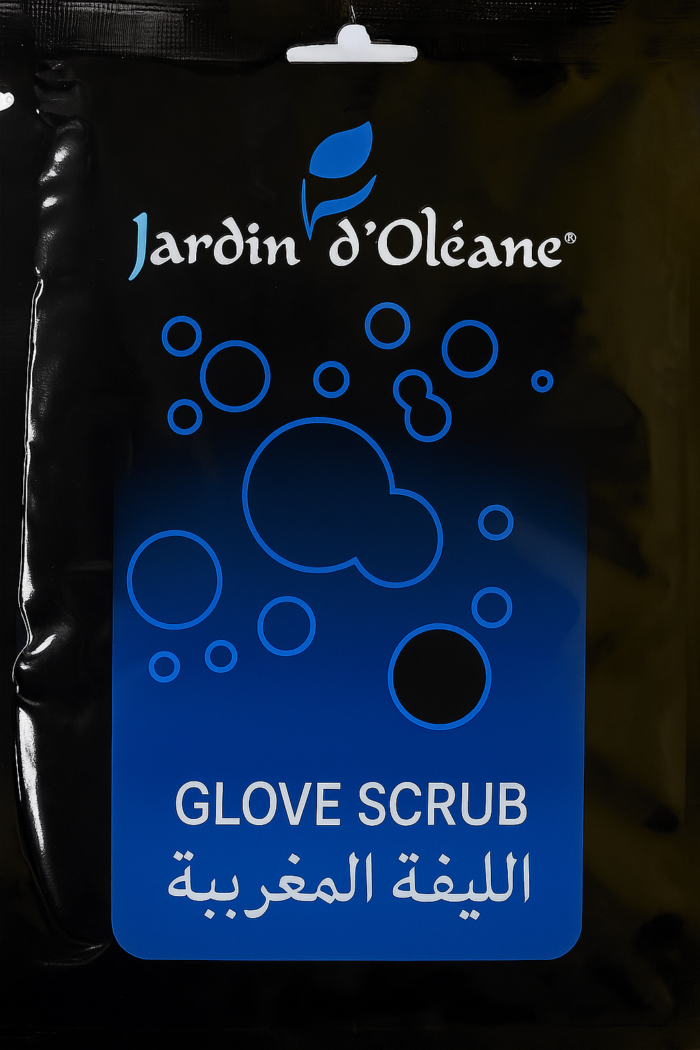 Jardin D Oleane Glove Scrub Blue