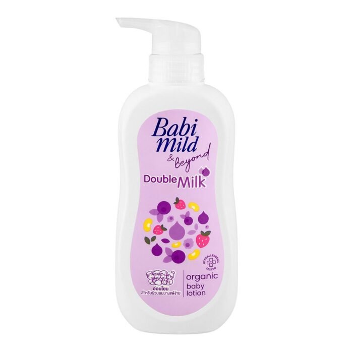 Babi Mild & Beyond Double Milk Organic Baby Lotion, 350ml