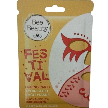 Bee Beauty  During Party Paper Mask