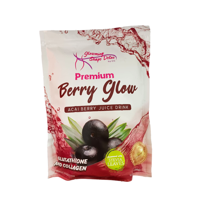 Glowing Shape Detox Berry Glow Acai Berry Juice Drink