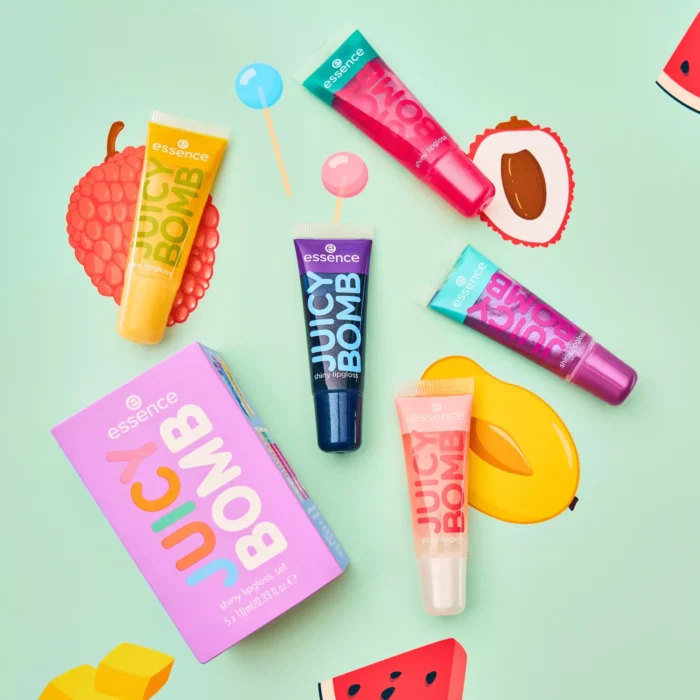 essence-JUICY BOMB shiny lipgloss