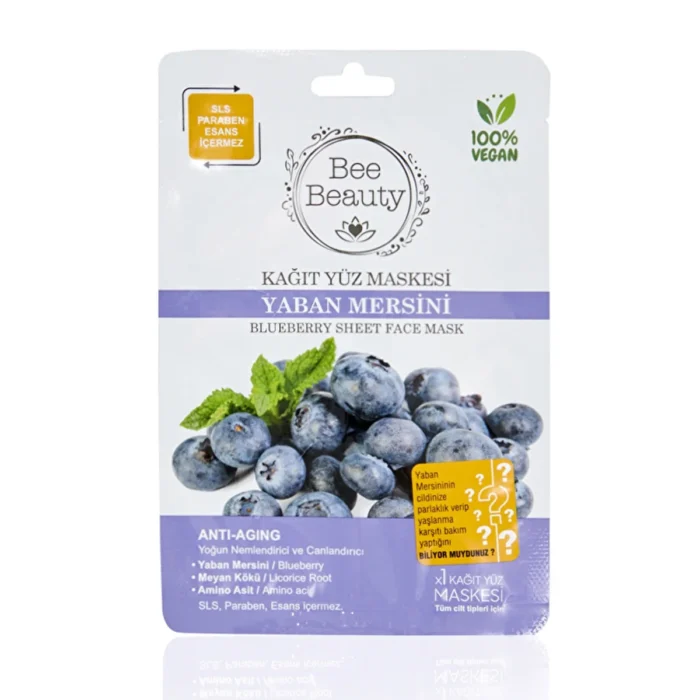 Bee Beauty Superfood Blueberry Sheet Mask