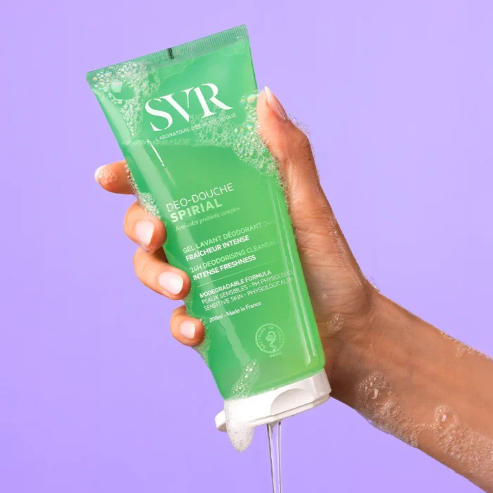 SVR Spirial Deo-Douche Deodorizing Cleansing Gel Intense Freshness 200ml