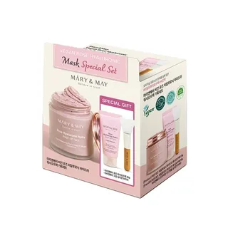 Mary&May,Vegan Rose Hyaluronic Mask Special Set