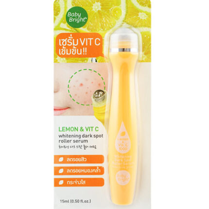 Baby Bright Lemon & Vit c Whitening Dark Spot Roller Serum