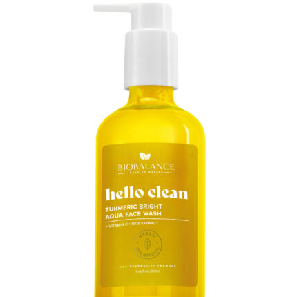 HELLO CLEAN TURMERIC BRIGHT AQUA FACE WASH